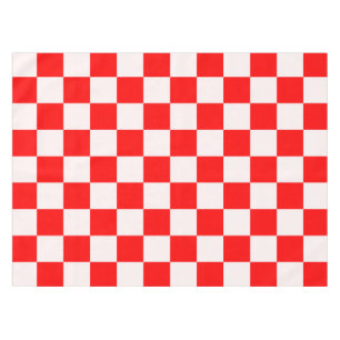 Nappe Motif À damiers rouge et blanc