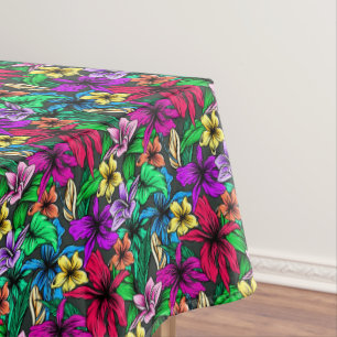 Nappe Motif à fleurs florales de l'Hibiscus tropical