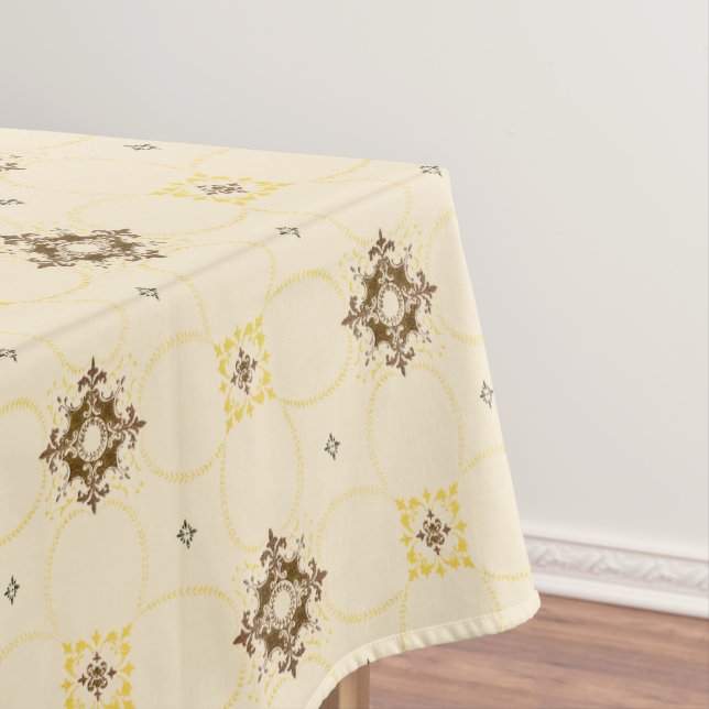 Nappe Motif à médaillons alternés vintage (In Situ)