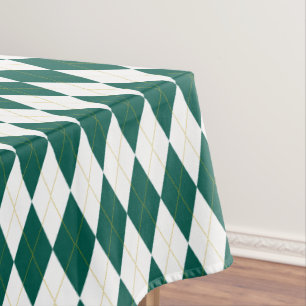 Nappe Motif à motifs de losanges de   de diamant blanc