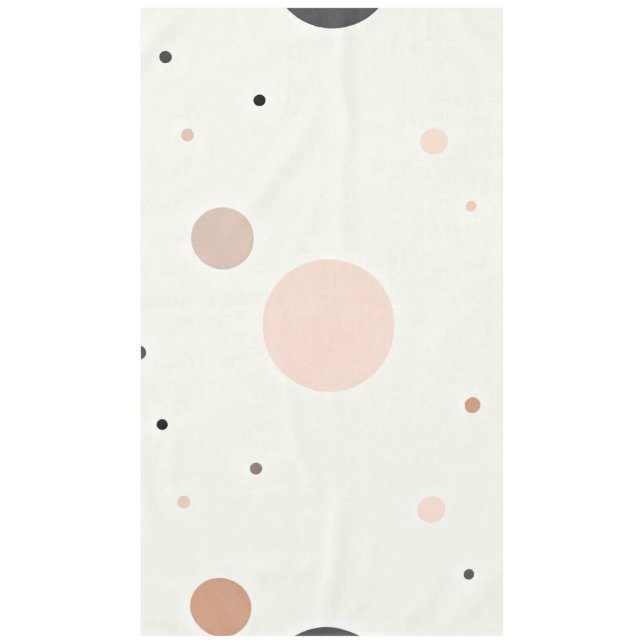 Nappe Motif à points minimal pour l'hiver, Neutres doux  (Devant)
