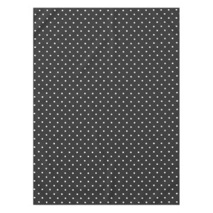 Nappe Motif à pois noir et blanc sans couture