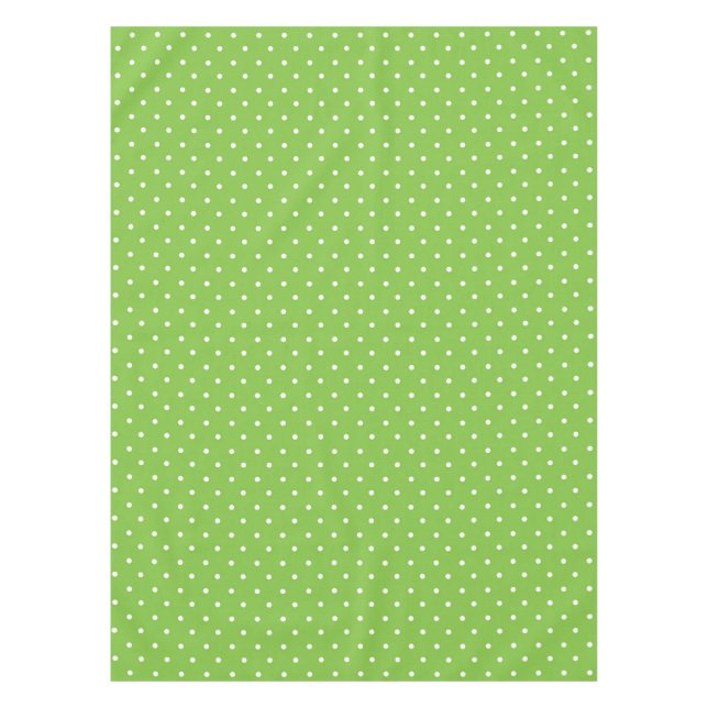 Nappe Motif à pois vert lime brillant sans couture  (Devant)