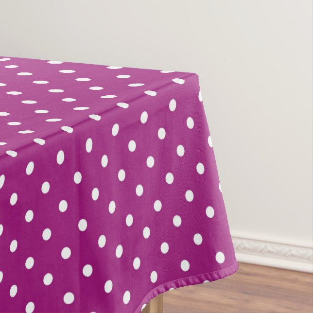 Nappe Motif à pois violets (In Situ)