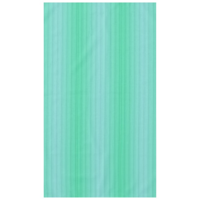 Nappe Motif à rayures verticales sarcelle et vert aquama (Devant)