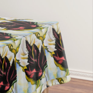 Nappe Motif à vie morte de la Feuille Georgia O'Keefe