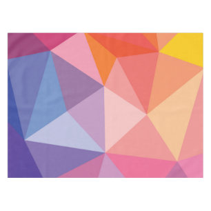 Nappe Motif abstrait coloré de triangle