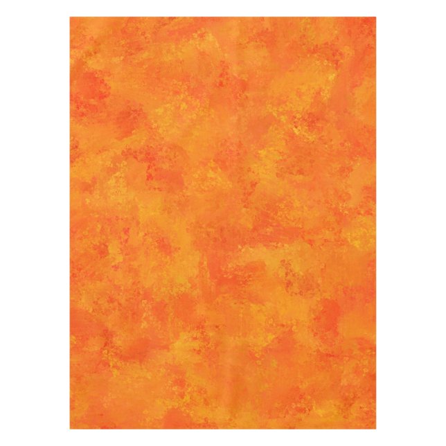 Nappe Motif Abstrait orange (Devant)