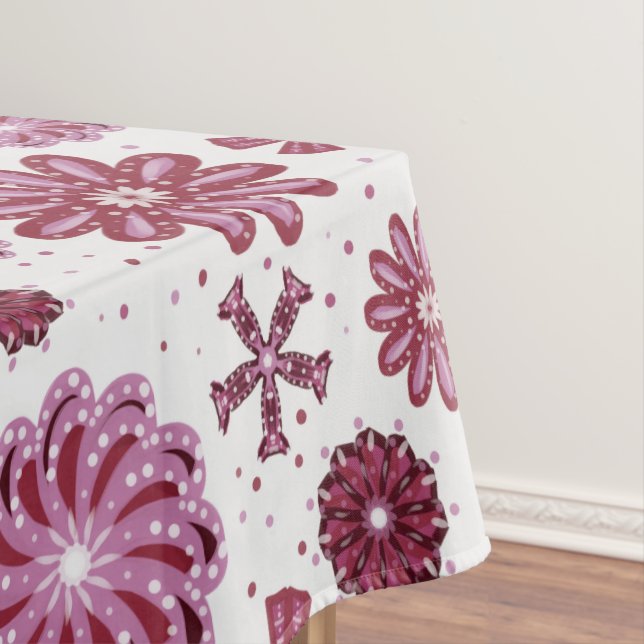Nappe Motif Abstrait Pastel Purple (In Situ)