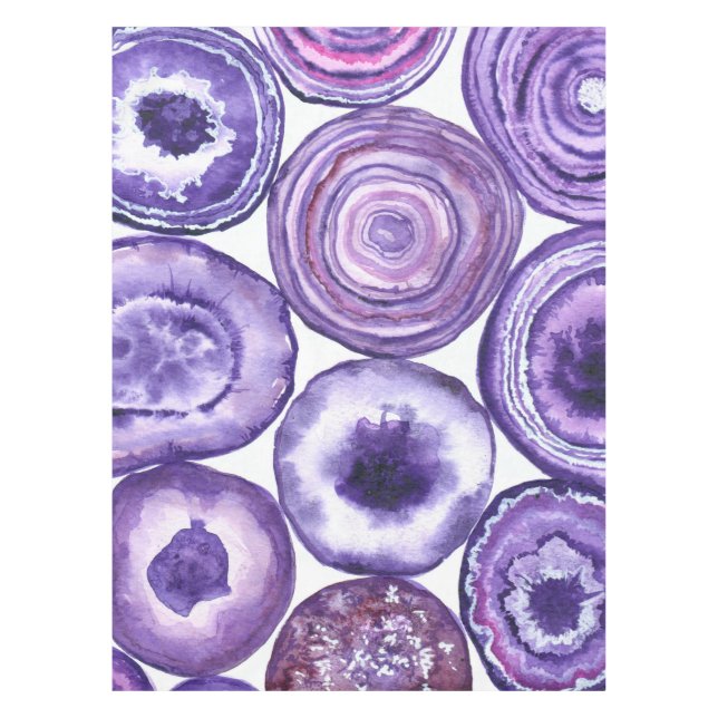 Nappe Motif agate violet (Devant)