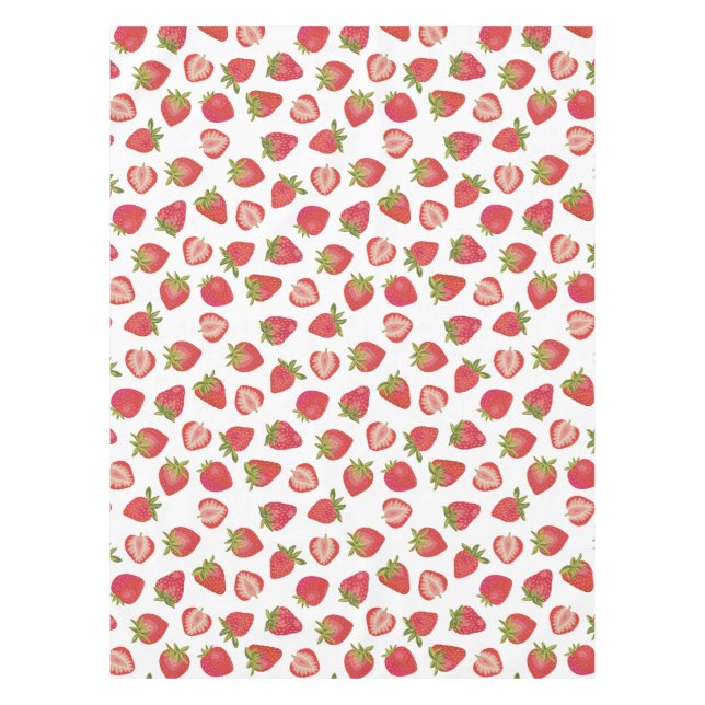 Nappe Motif amusant de fraise d'été (Devant)