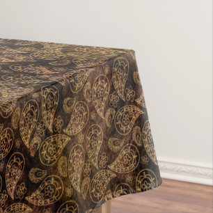 Nappe Motif antique de Paisley de clou de girofle et