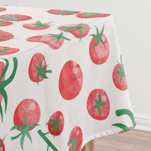Nappe Motif aquarelle de tomates