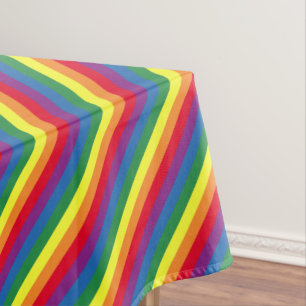 Nappe Motif arc-en-ciel diagonal