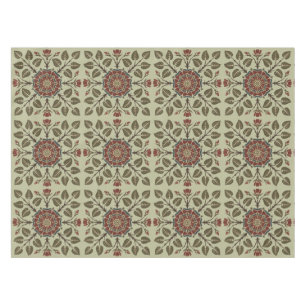 Nappe Motif artistique victorien Vintage Audsley Tudor R