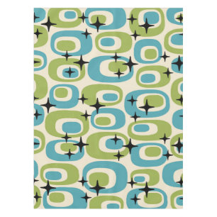 Nappe Motif atomique moderne du milieu du siècle