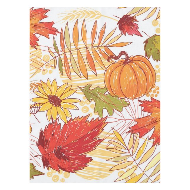 Nappe Motif automne (Devant)