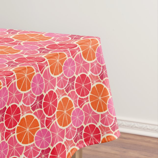 Nappe Motif aux agrumes d'orange et de pamplemousse (In Situ)