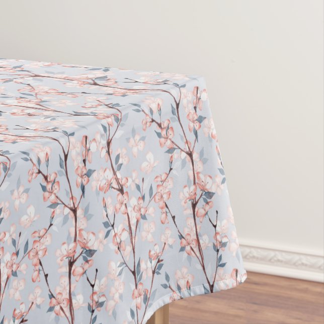 Nappe Motif aux délicates fleurs de sakura printanière (In Situ)