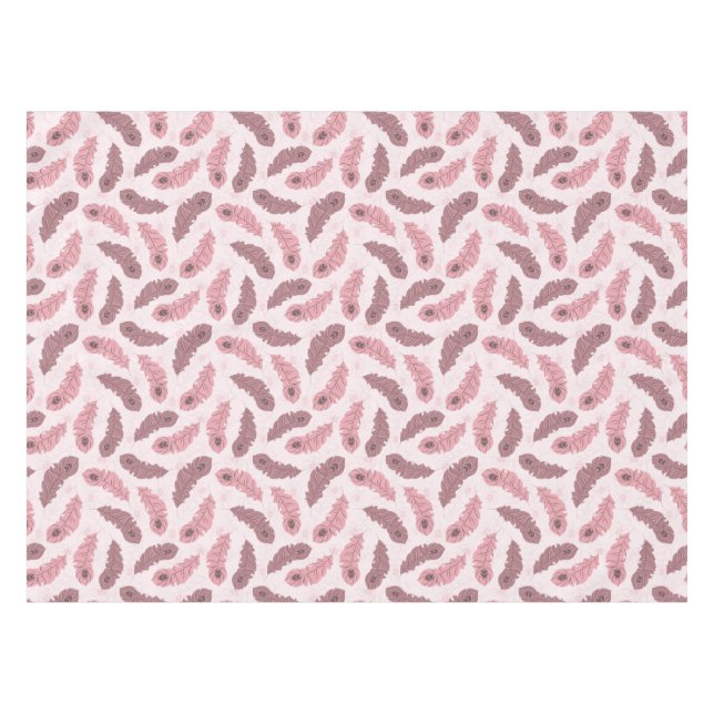 Nappe motif avec des plumes de paon (Devant (Horizontal))