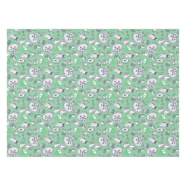 Nappe Motif avec la nourriture (Devant (Horizontal))