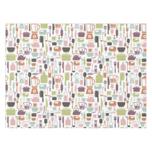 Nappe Motif avec les icônes colorées de cuisine