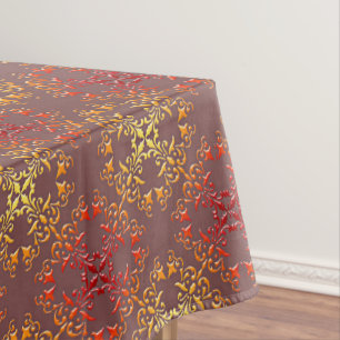 Nappe motif baroque abstrait de style