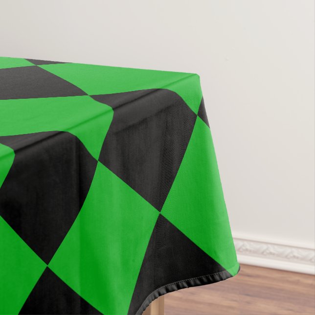 Nappe Motif Black Green Check (In Situ)