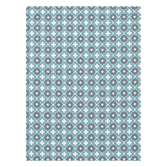 Nappe Motif bleu et gris (Devant)