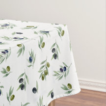 Motif botanique chic aquarelle vert olive