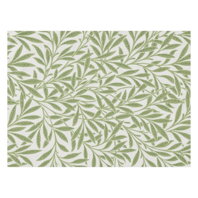 Nappe Motif botanique floral vert de William Morris (Devant (Horizontal))