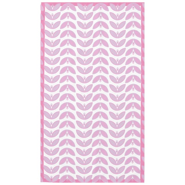 Nappe Motif botanique rose (Devant)