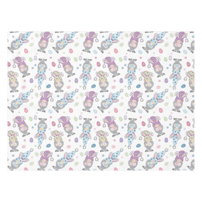 Nappe Motif Bunny Gnome de Pâques (Devant (Horizontal))