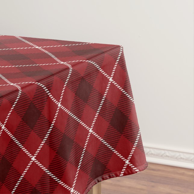 Nappe Motif carreau rouge (In Situ)