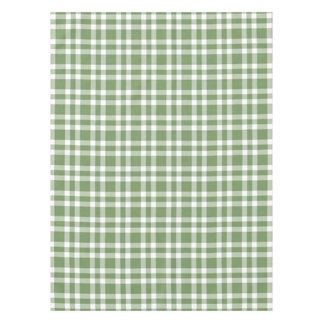 Nappe Motif carreaux vert blanc (Devant)