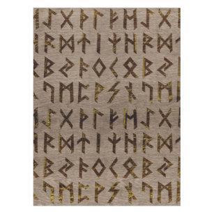 Nappe Motif celtique antique d'alphabet de runes