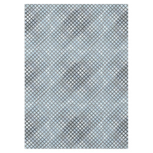 Nappe Motif Checker en diagonale gris 02,w Lblue BG
