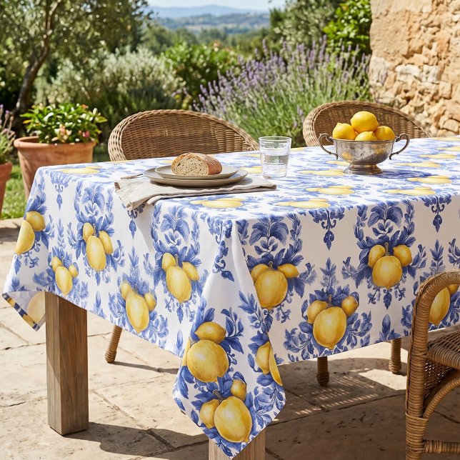Nappe Motif Citron Méditerranéen  (Créateur téléchargé)