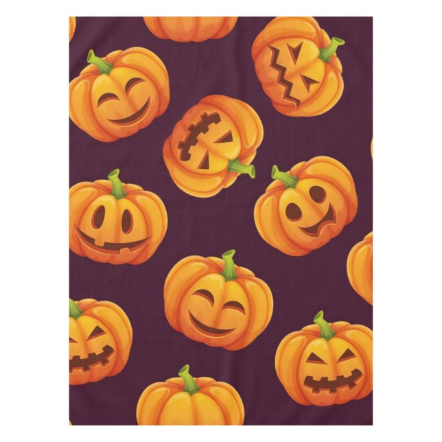 Nappe motif citrouille (Devant)