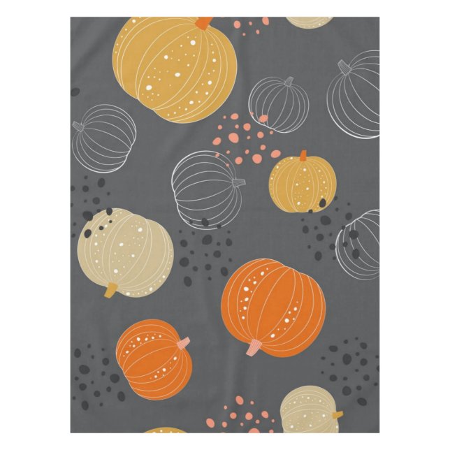 Nappe motif citrouille (Devant)