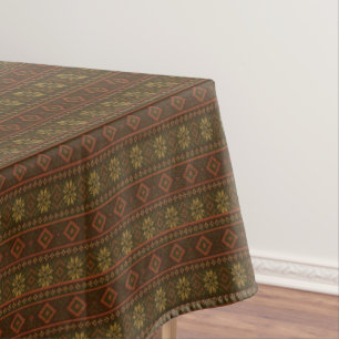 Nappe Motif classique d'Automne/fair isle à motif multic