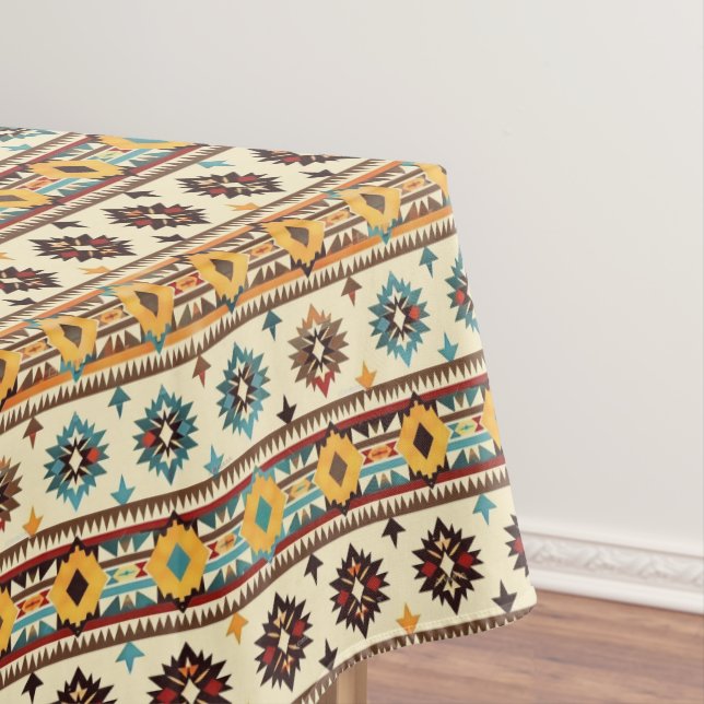 Nappe motif cool occidental carrelé (In Situ)