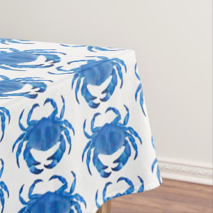Nappe Motif Crabe Bleu