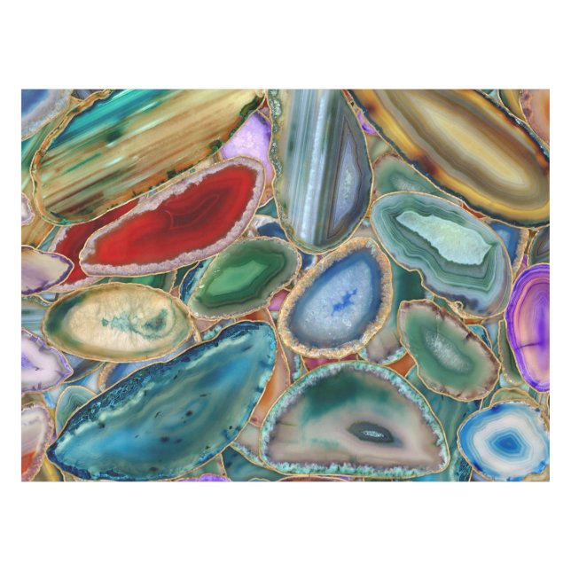 Nappe Motif cristal Geodes - Multicolor (Devant (Horizontal))
