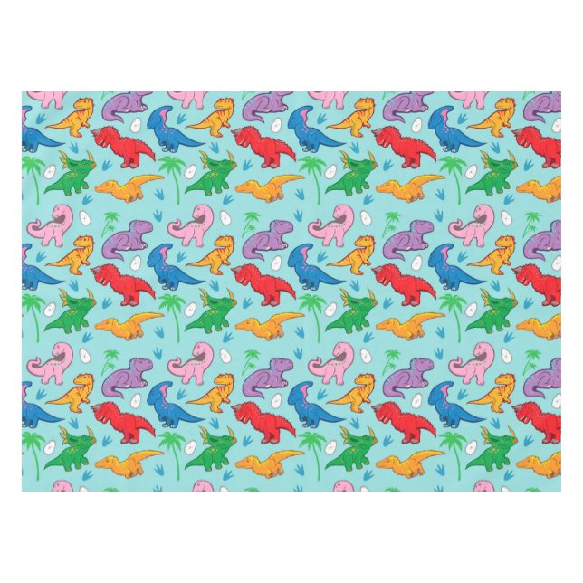 Nappe Motif Cute Dinosaur (Devant (Horizontal))