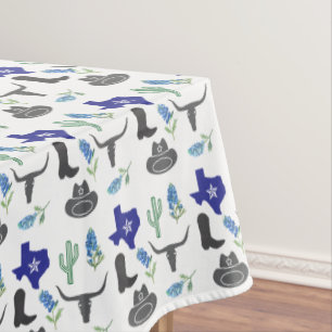 Nappe Motif d'aquarelle Fleur sauvage Bluebonnet Texas