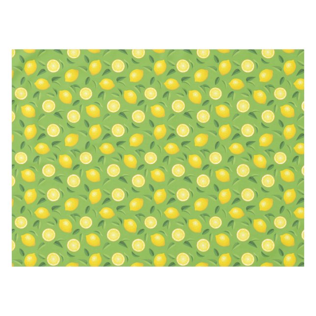 Nappe Motif d'arrière - plan de citrons (Devant (Horizontal))