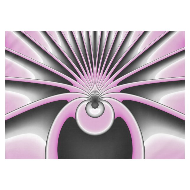 Nappe Motif d'art fractal Abstrait moderne (Devant (Horizontal))