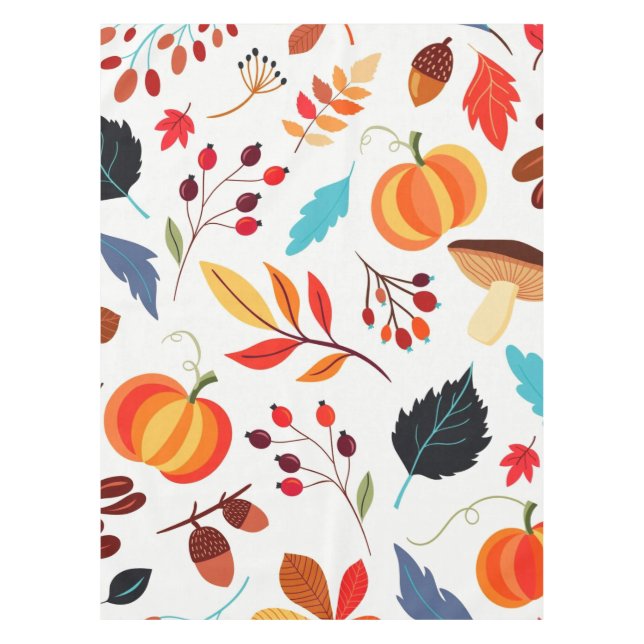 Nappe Motif d'automne (Devant)