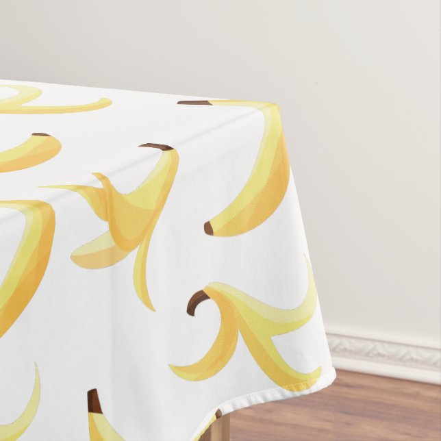 Nappe Motif de banane jaune rétro drôle éditable pour fê (In Situ)